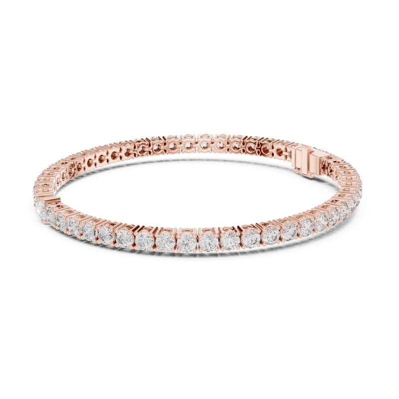 Diamond bracelets design GJ-B-0004, shown in rose gold
