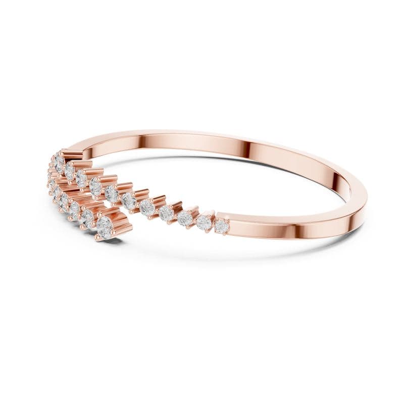 Diamond bracelets design GJ-B-0014, shown in rose gold