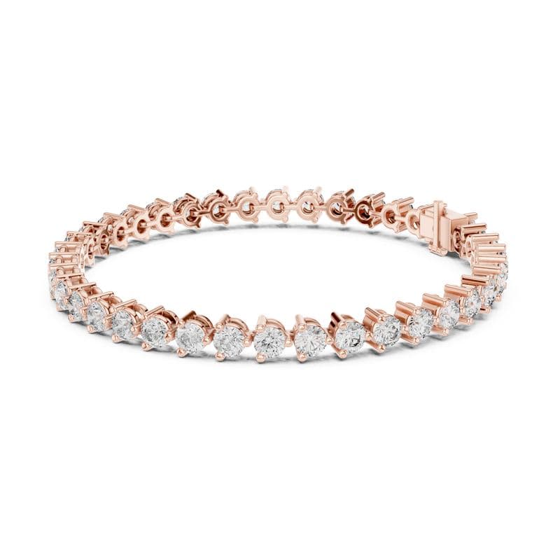 Diamond bracelets design GJ-B-0030, shown in rose gold
