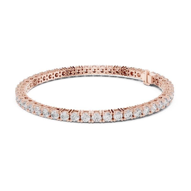 Diamond bracelets design GJ-B-0032, shown in rose gold