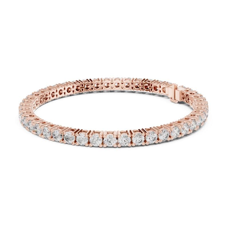 Diamond bracelets design GJ-B-0033, shown in rose gold