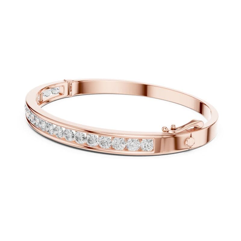 Diamond bracelets design GJ-B-0041, shown in rose gold