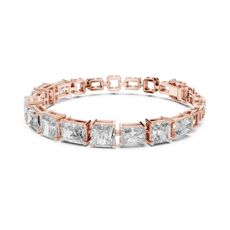 Diamond bracelets design GJ-B-0045, shown in rose gold