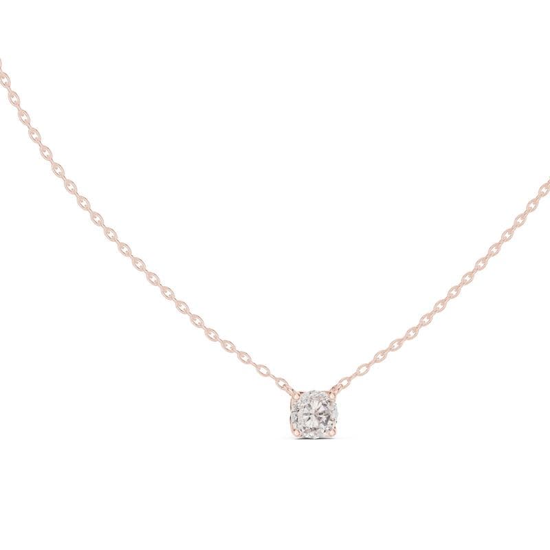 Diamond pendants design GJ-P-0041, shown in rose gold