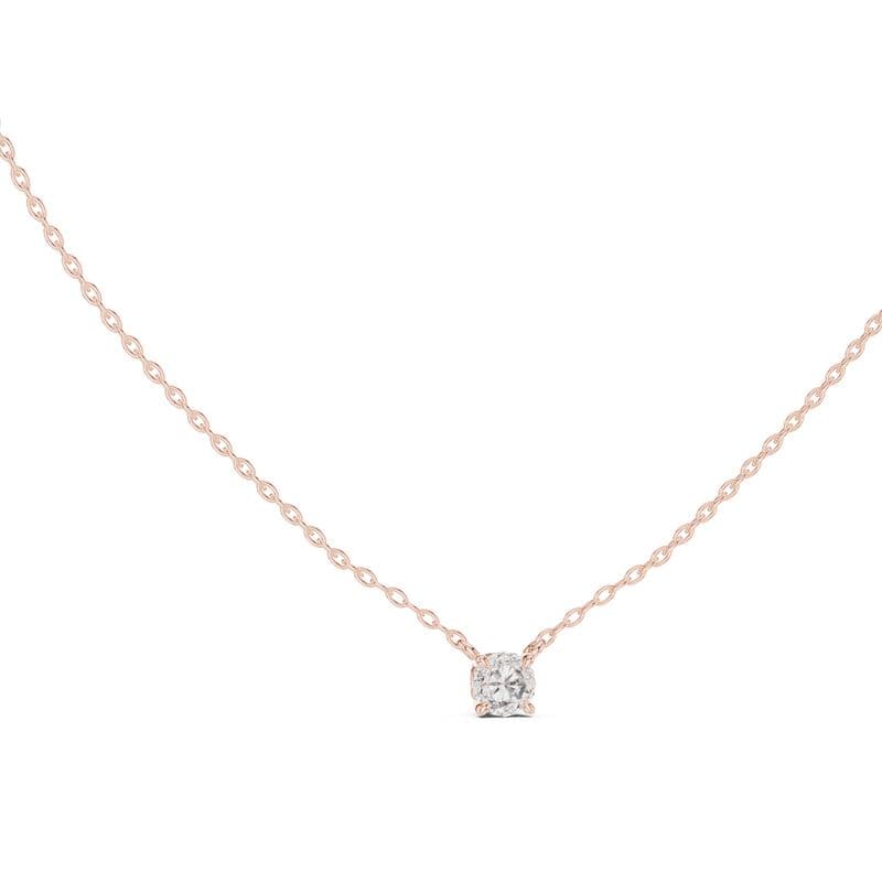 Diamond pendants design GJ-P-0045, shown in rose gold